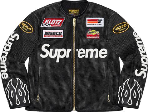 supreme leathers jacket